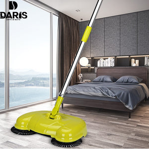 Steel Sweeping Machine Magic Broom Dustpan Hand Push Type Sweeper Tools