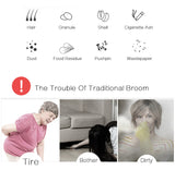 Steel Sweeping Machine Magic Broom Dustpan Hand Push Type Sweeper Tools