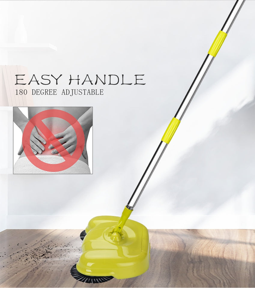 Steel Sweeping Machine Magic Broom Dustpan Hand Push Type Sweeper Tools