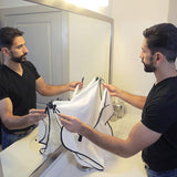 Pongee Beard Care Shave Apron Bib Trimmer