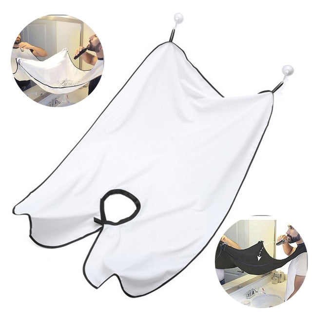 Pongee Beard Care Shave Apron Bib Trimmer