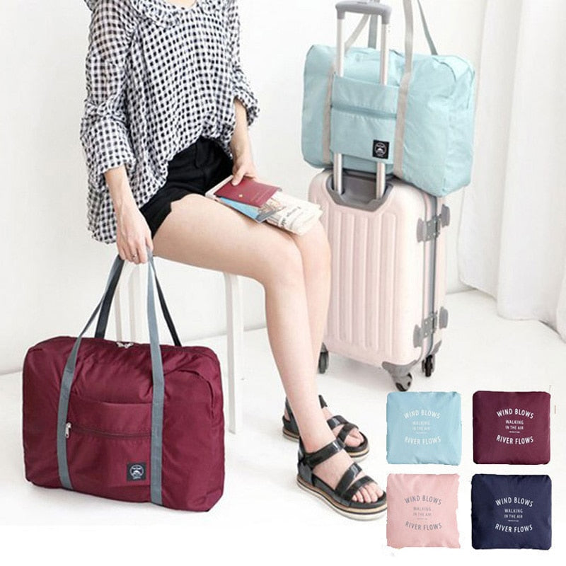 BalleenShiny Casual Portable Travel Storage Bags Folding Clothes Luggage