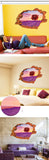 3D Broken Sunset Scenery Seascape Island wall sticker living room bedroom