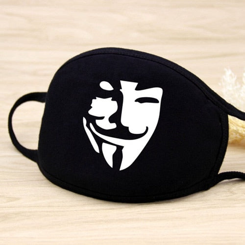 Anti Dust Mask Emoji Cotton Mouth Mask Cute