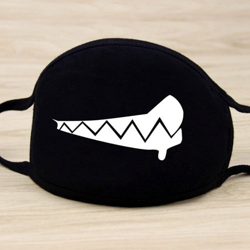 Anti Dust Mask Emoji Cotton Mouth Mask Cute
