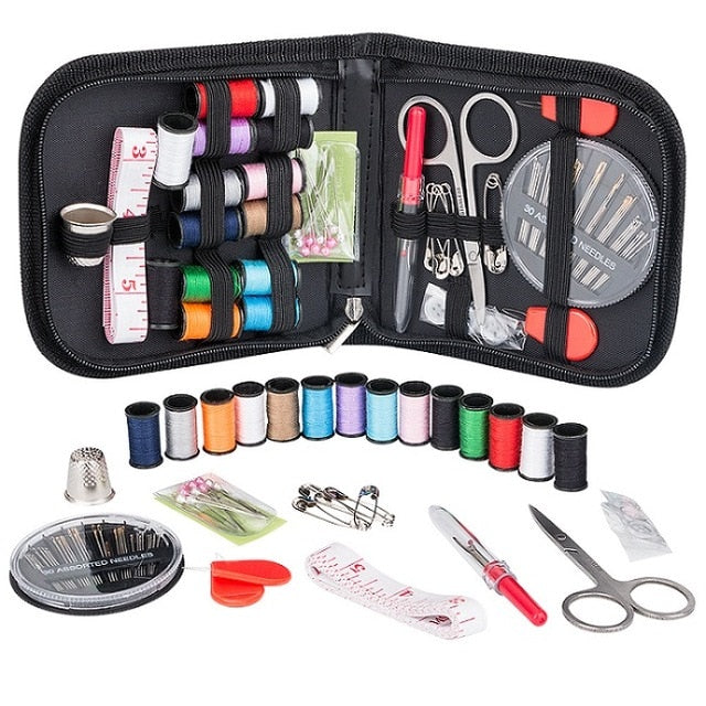 Travel Sewing Box Kit Sewing Thread Stitches
