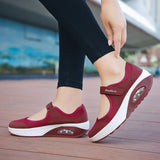 Summer Fashion Women Flat Platform Shoes Woman Breathable Mesh Casual Shoes