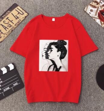 New Fashion T shirt Woman Spring Summer Girls Print Short Sleeve