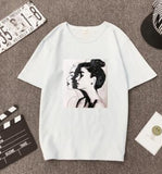 New Fashion T shirt Woman Spring Summer Girls Print Short Sleeve