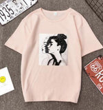 New Fashion T shirt Woman Spring Summer Girls Print Short Sleeve