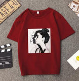 New Fashion T shirt Woman Spring Summer Girls Print Short Sleeve