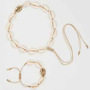 Hot Shell Necklace Bracelet Set 3 Different Design