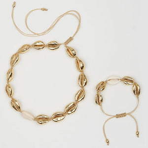 Hot Shell Necklace Bracelet Set 3 Different Design