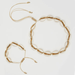 Hot Shell Necklace Bracelet Set 3 Different Design