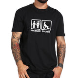 Problem Solved T Shirt Humor Spoof Inspired Design