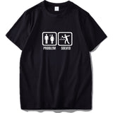 Problem Solved T Shirt Humor Spoof Inspired Design