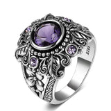 Nature stone Women Wedding Anel Aneis Gemstone Rings