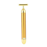 Slimming Face rolle Gold Vibration Facial Beauty Roller Massager
