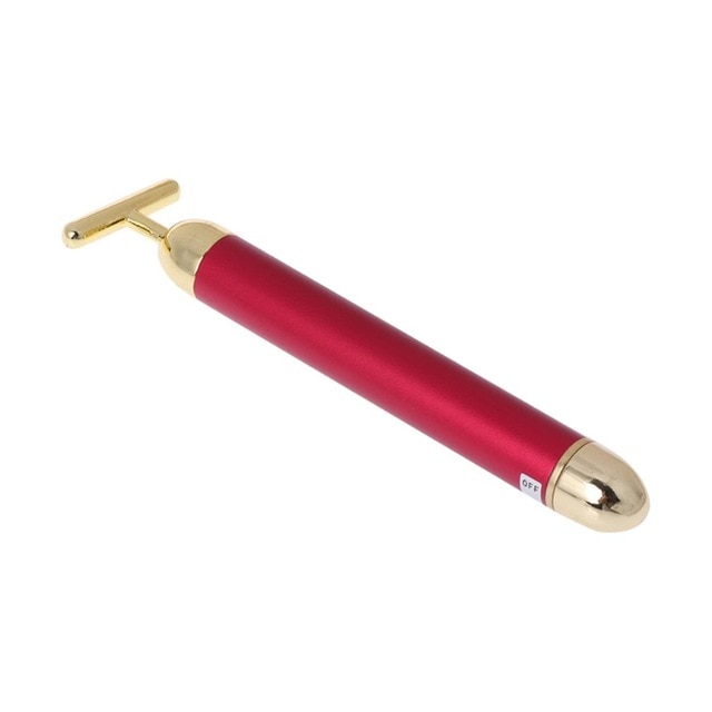 Slimming Face rolle Gold Vibration Facial Beauty Roller Massager