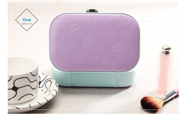 Jewelry Box Travel Comestic Jewelry Casket Organizer