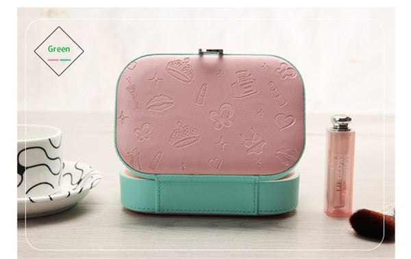 Jewelry Box Travel Comestic Jewelry Casket Organizer