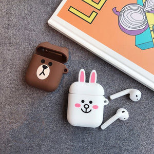 VOZRO Cartoon Wireless Bluetooth Earphone Case For Apple AirPods