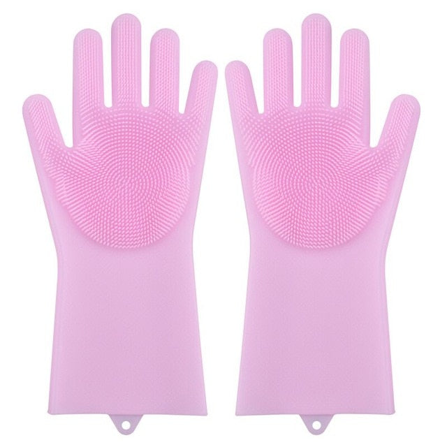Magic Silicone Dish Washing Gloves