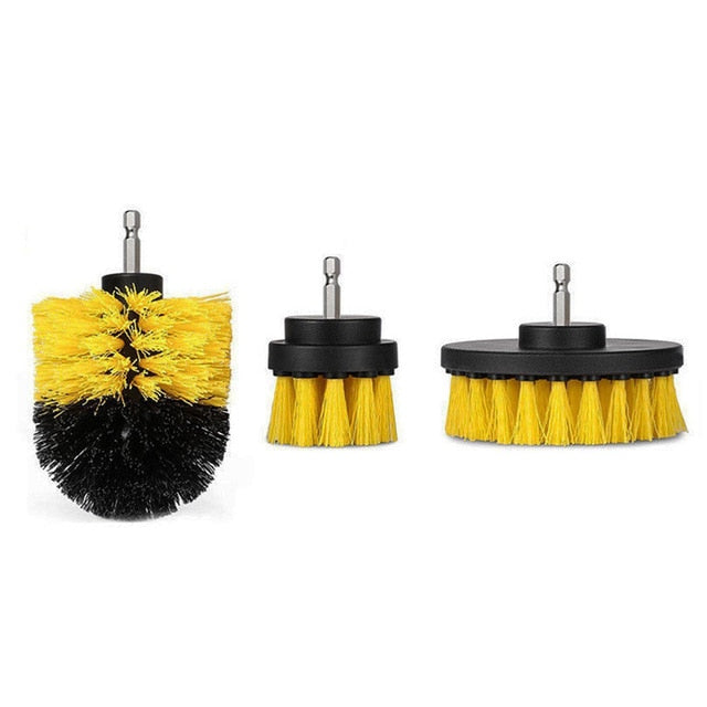 Drill Brush Attachment Set - Power Scrubber | Drill Brush Set