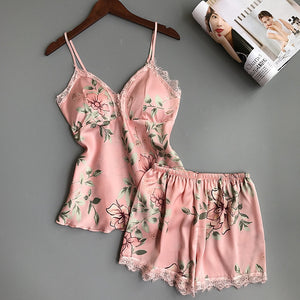 Female Summer Pajama Set Summer Fashion Female Sleepwear