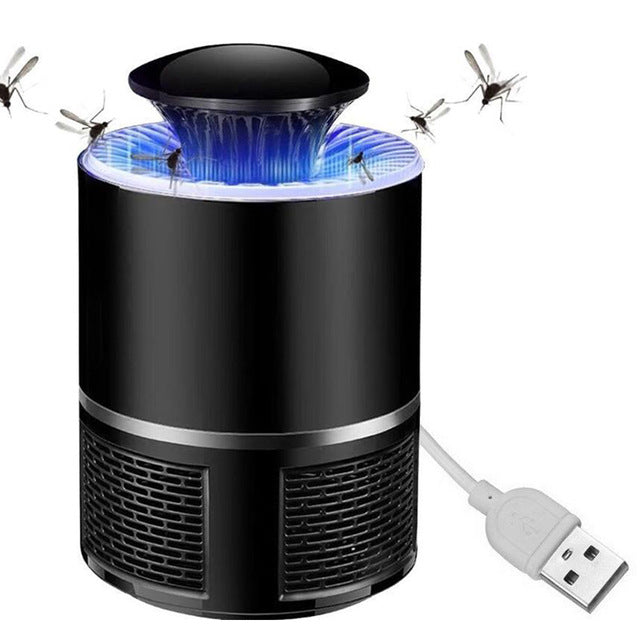 USB Electronics Mosquito Killer Trap Moth Fly Wasp LED Night Light Lamp