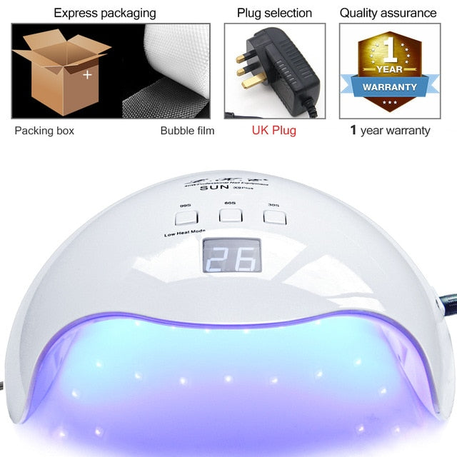 Nail Dryer UV LED Nail Lamp Gel Polish Curing Lamp