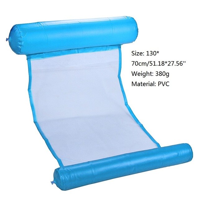 Outdoor Folding Water Hammock Inflatable Swimming Hammock Floating Bed