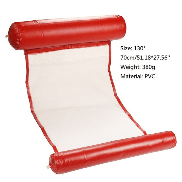 Outdoor Folding Water Hammock Inflatable Swimming Hammock Floating Bed