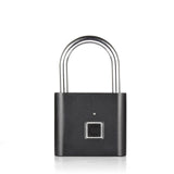Golden security keyless USB rechargeable door lock fingerprint smart padlock