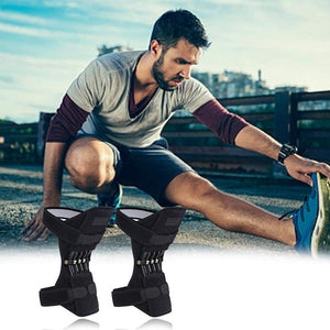 1 pair Joint Support Knee Pads Breathable Non-slip Power Lift