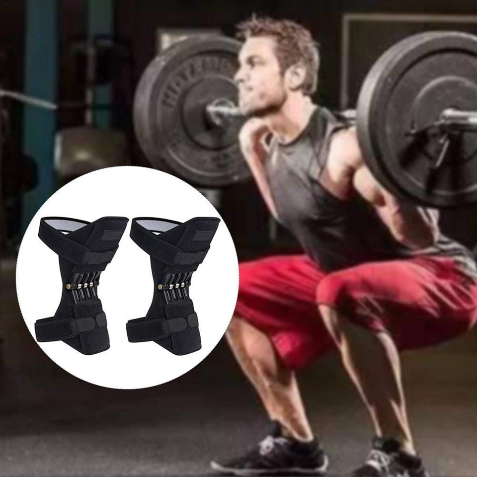 1 pair Joint Support Knee Pads Breathable Non-slip Power Lift