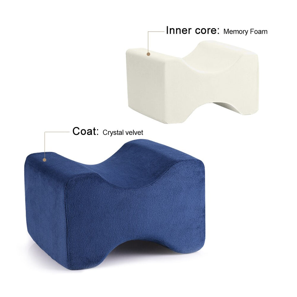 Knee Wedge Pillow For Sleeping Thigh Leg Pad Support Cushion