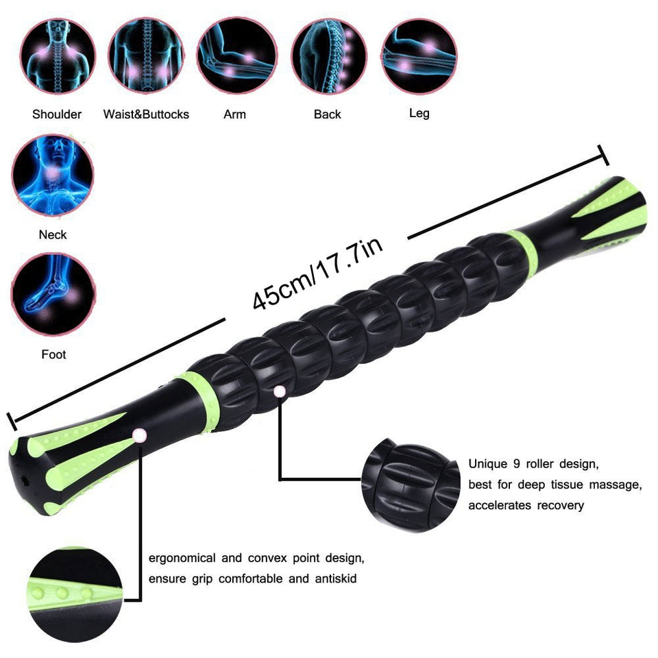 Muscle Roller Massage Stick Body Massager, Soreness,