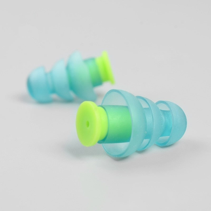 Dual-color Sound-proofing Earplugs Noise Reduction Earplug Comfortable